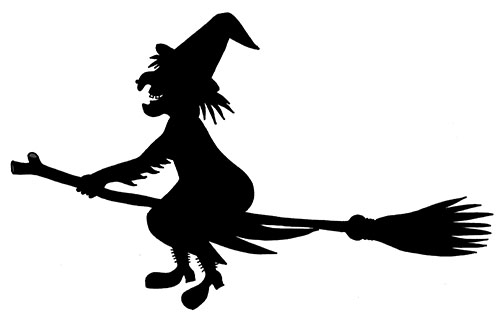 Witch silhouette to show difference between that and which